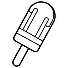 Popsicle Line Art Clean Vector Concepts