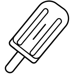Popsicle Line Art Clean Vector Concepts