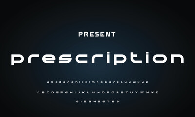 Abstract modern urban alphabet fonts. Typography sport, technology, fashion, digital, future creative logo font. vector illustration