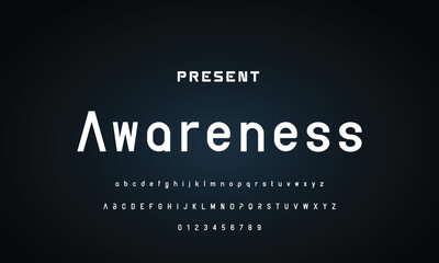 Abstract modern urban alphabet fonts. Typography sport, technology, fashion, digital, future creative logo font. vector illustration