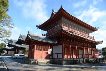 Fototapeta premium 妙心寺 三門 京都市右京区花園
