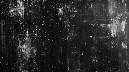 A transparent black distressed overlay background with a soft weathered appearance, dotted with fine white specks that mimic a glittering cosmic night sky 