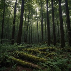 Fototapeta premium How does a forest inspire creativity and imagination in a writer or artist?