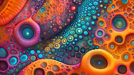 Vivid Organic Fractal Patterns