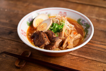 ピリ辛醤油ラーメン