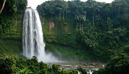 water fall ai generative