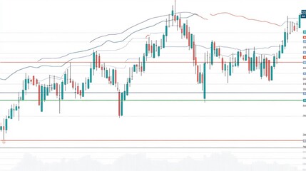 Stock Market Candlestick Chart Analysis: Technical Indicators and Price Action