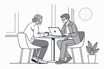 business meeting in office