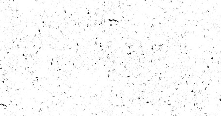 Naklejka premium Distressed black texture. Dark grainy texture on white background. Dust overlay textured. Grain noise particles. Rusted white effect. Vector illustration, EPS 10.
