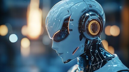 Chatbot Chat AI Concept: Young Businessperson Chatting