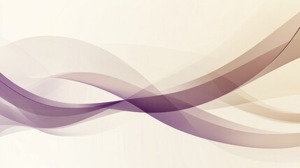 Abstract flowing waves, beige background, design element, website header
