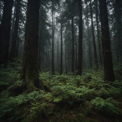 Obraz premium Write about the wisdom that the forest holds, known only to those who take the time to listen.