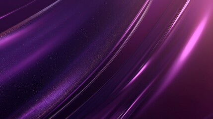 Fototapeta premium Abstract purple gradient background with smooth, reflective surfaces and subtle sparkles