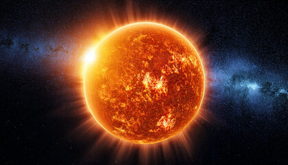 Obraz premium Un soleil dans l'espace