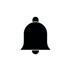 Minimalist Notification Bell Icon – Clean Alert Symbol Design