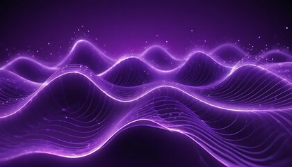 Purple waves with a purple background