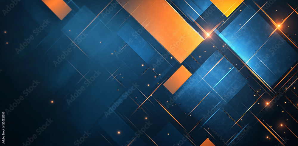 Aufkleber abstract background, mosaic triangle pattern with transparent effects on glowing neon shiny backdrop