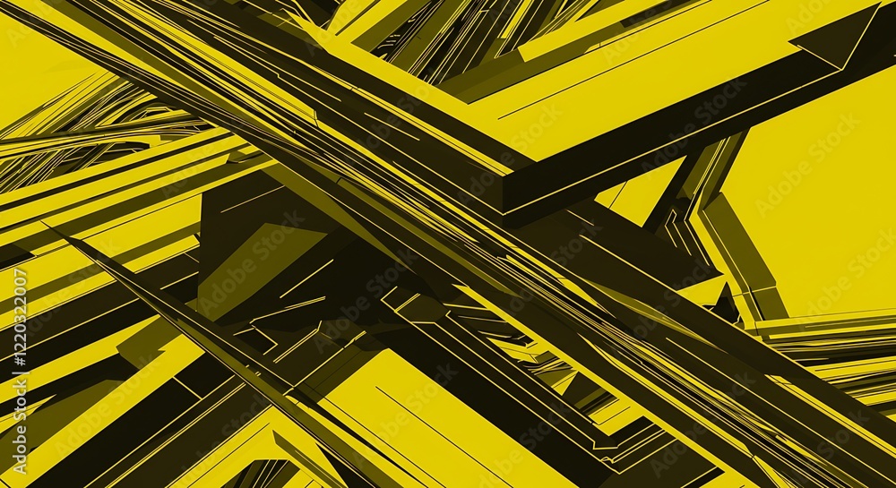 Poster trendy abstract wireframe background. modern science or technology art elements. surface illustratio