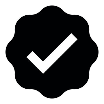 recommend clip art: verified sign symbol vector icon