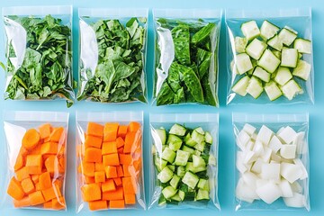 Chopped Vegetables in Freezer Bags: A Guide to Easy Meal Prep