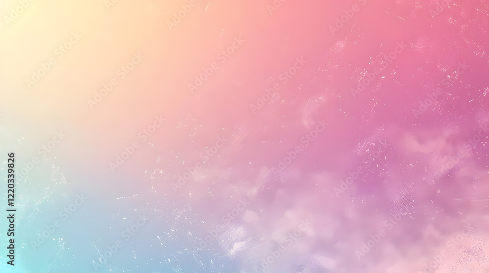 Poster trendy gradient grainy texture, soft gradient backdrop with place for text, generative ai