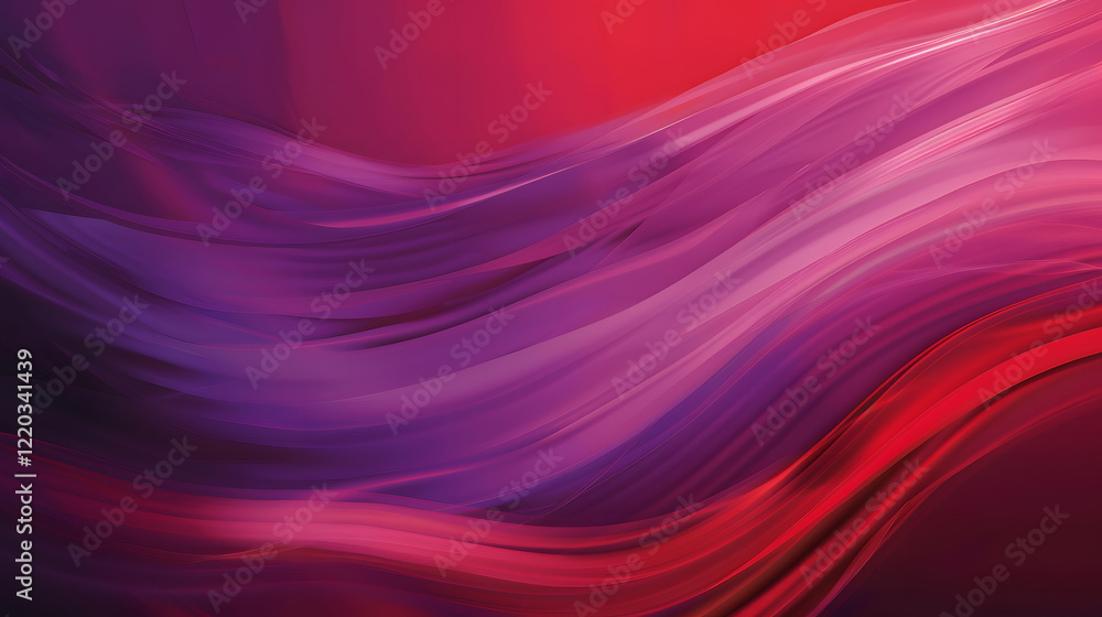 Poster vector abstract purple red color blend gradient background, generative ai