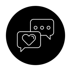 Fototapeta premium Audience Engaging Icon. Communication and Interaction Illustration for Social Media and Marketing.