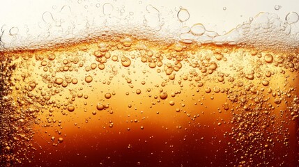 Air bubbles cola, soda drink, beer or water border. Dynamic fizzy carbonated motion on transparent background, aqua texture with randomly moving underwater fizzing droplets, realistic 3d vector frame