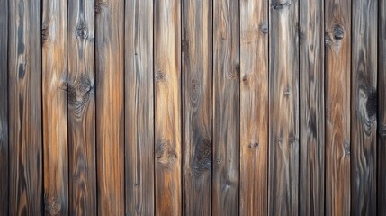 Obraz premium Wooden wall background with vertical lines. Wooden texture background for design and presentation, close-up view. Minimalist natural wood grain pattern wallpaper.