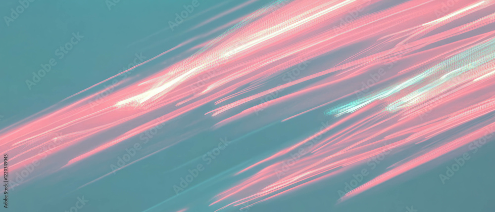 Aufkleber visualizing dynamics of light streaks creating intricate patterns in abstract backgrounds