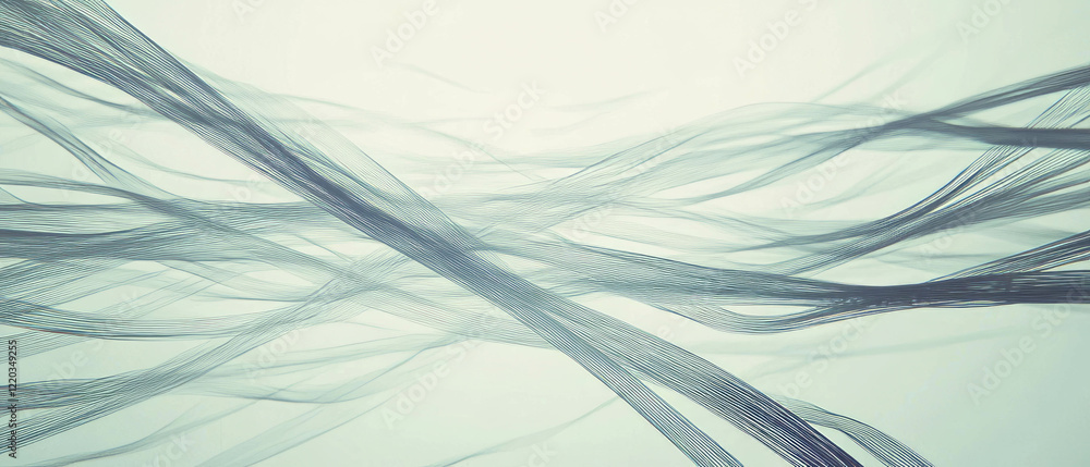 Poster Dynamic abstraction of wires interacting with virtual forces in a fluid environment