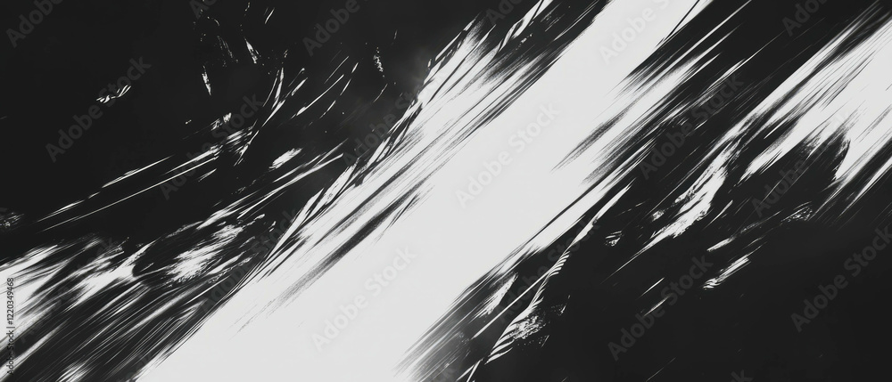 Poster excitement and urgency in abstract lines conveying dynamic energy and thrilling experiences