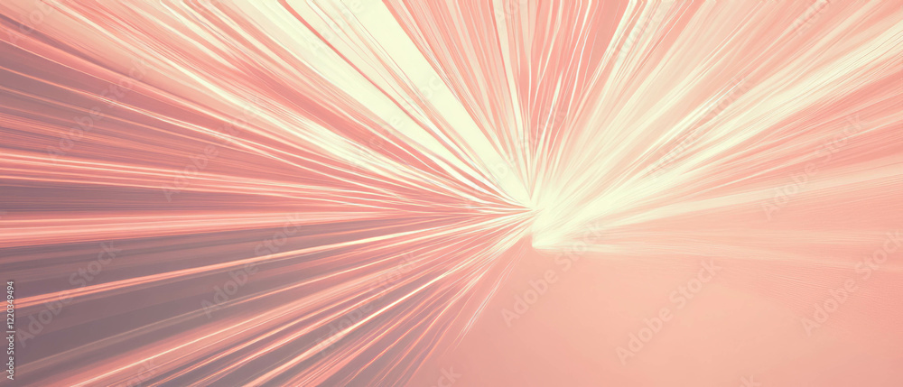 Poster dynamic abstract representation of speed and energy using vibrant light strands