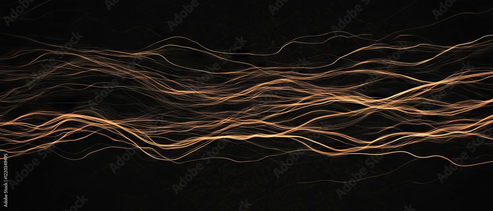 Poster dynamic abstract background of flowing lines conveying urgency and energy