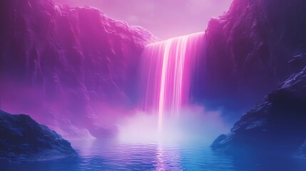 Digital retro background featuring a neon grid and vibrant colors, illustrated in a timeless storybook-inspired art style