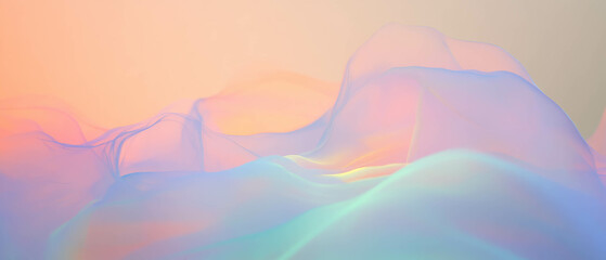 Fototapeta premium Abstract visualization of data trends with flowing lines and curves for modern analysis