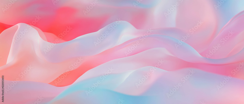 Poster colorful abstract background illustrating depth and dimension in data visualization