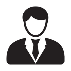 Business Professional Avatar Icons Set in Formal Attire - Vector Graphics