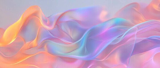 Fototapeta premium Vibrant abstract background of 3D data visualizations with neon and energetic colors