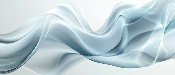 Obraz premium Abstract background of dynamic 3D digital waves with immersive central space