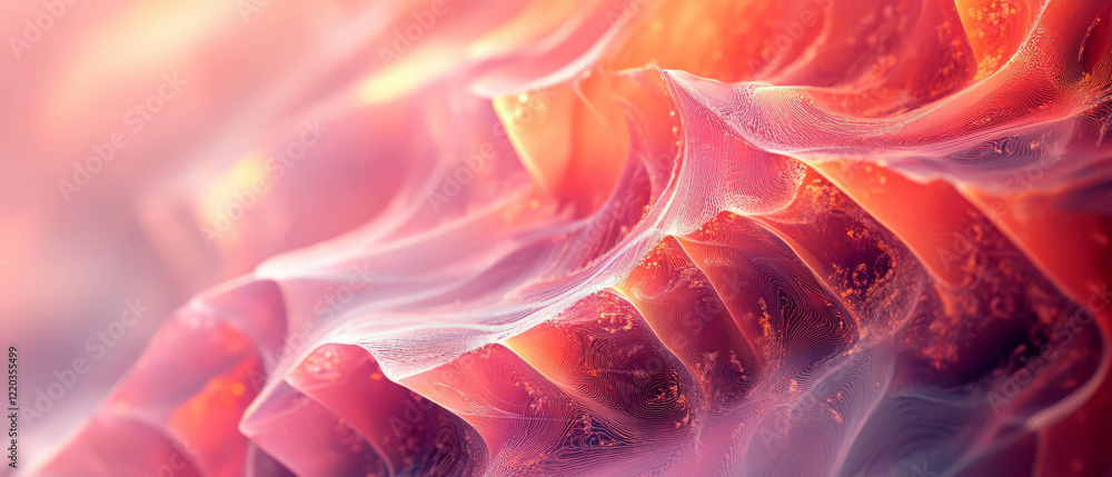 Poster exploring the depths of intricate 3d fractal patterns and their stunning details