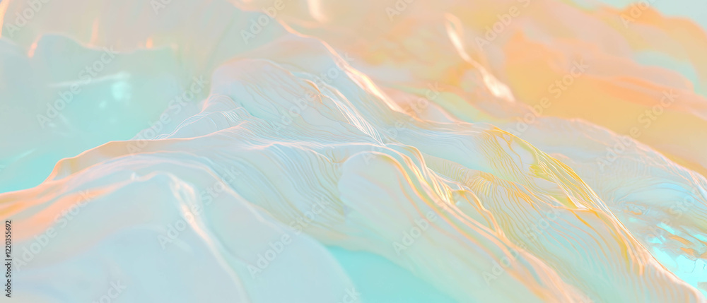 Poster abstract visualization of 3d geographic maps for data analysis and insights