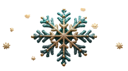 snowflake on a white background