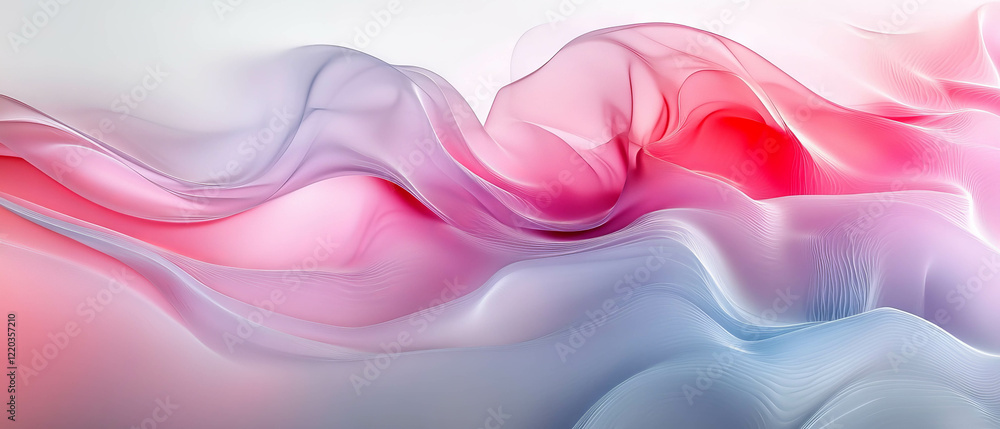Poster intricate flow of 3d smoke creating abstract shapes with an ethereal allure