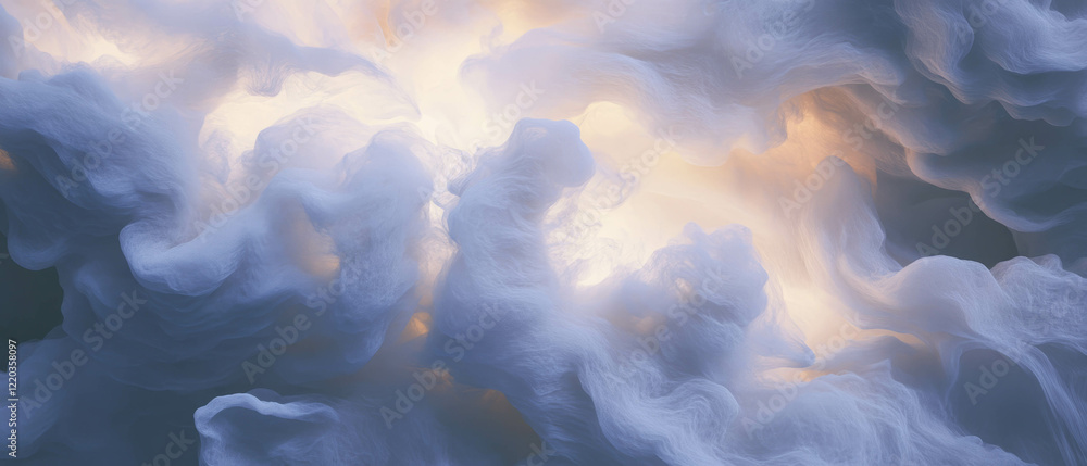 Poster abstract 3d smoke background with varying densities and opacities creating depth and texture