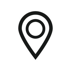 Location icon map pointer pin sign symbol vector illustration