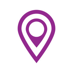 Location icon map pointer pin sign symbol vector illustration