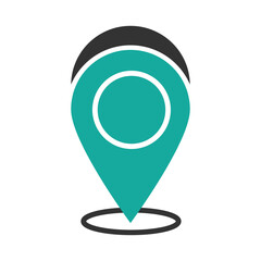 Location icon map pointer pin sign, Modern map markers .Vector illustration