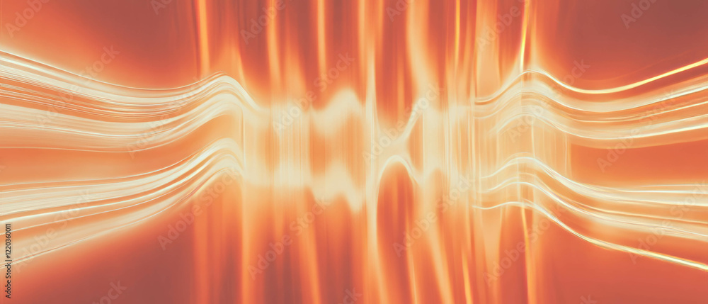 Poster dynamic abstract sound waves display powerful energy and vibrant explosions