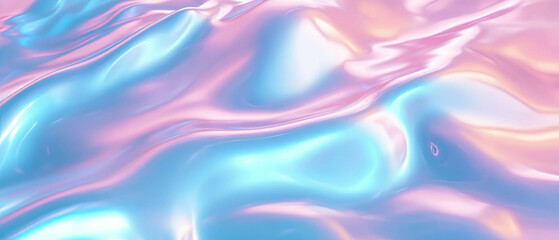 Obraz premium Abstract sound waves creating fluid motion and calming rhythms in a vibrant background